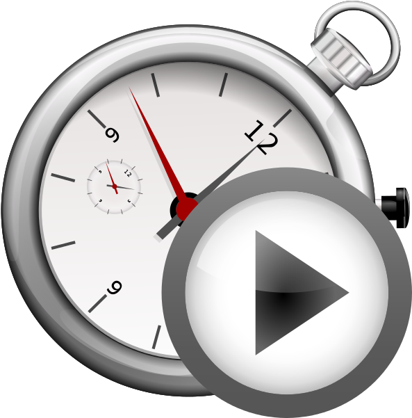 240 × 240 Pixels - Time Play Icon (600x600), Png Download