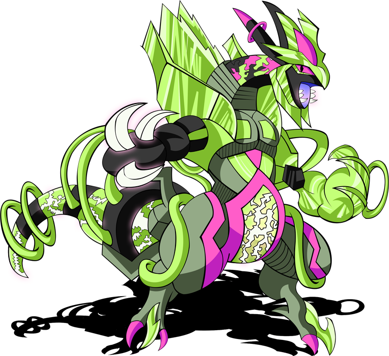 24,428,000 Exp - Pokemon Shiny Black Kyurem (800x732), Png Download