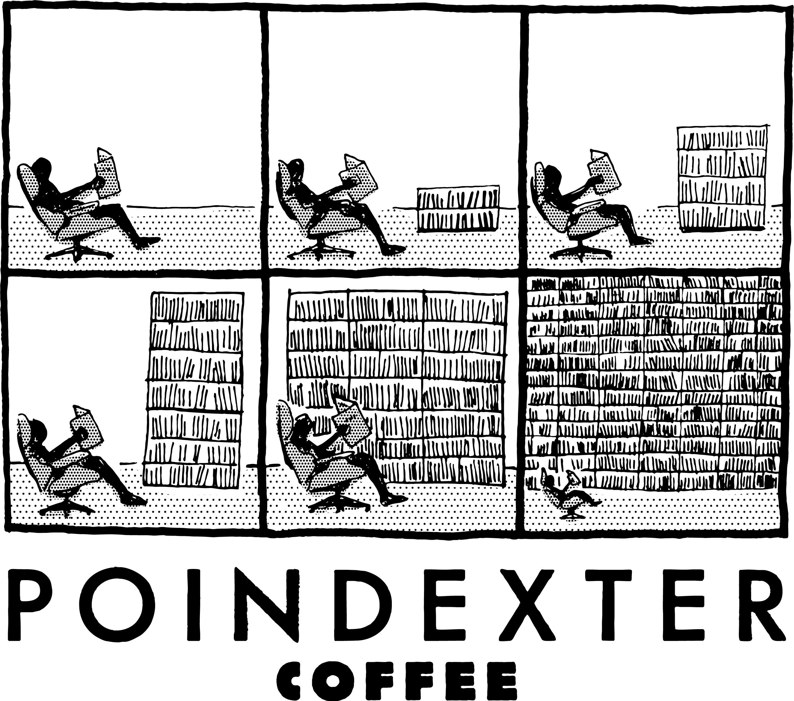 Poindexter Coffee Logo (2764x2442), Png Download