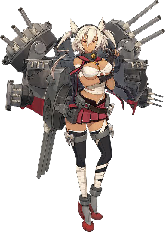>is By Far The Trashiest Kancolle Design - Sunken Musashi (552x773), Png Download