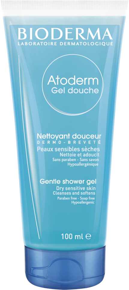 Atoderm Gel Douche - Bioderma Atoderm Shower Gel 100 Ml (622x1169), Png Download