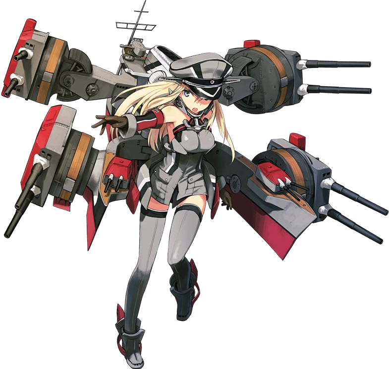 Apparently There Is A Game, Anime And Manga In Which - Bismarck Kai (785x744), Png Download