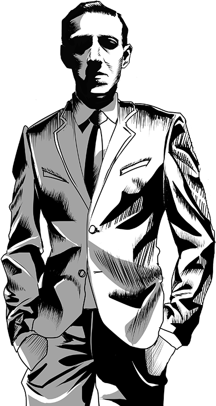 Lovecraft - H. P. Lovecraft (531x870), Png Download