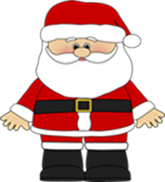 Santa - Cut And Paste Christmas Labels (800x800), Png Download