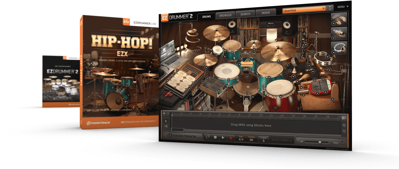 Welcome To A World Of Sound - Toontrack Ezx - Hip Hop (1340x590), Png Download