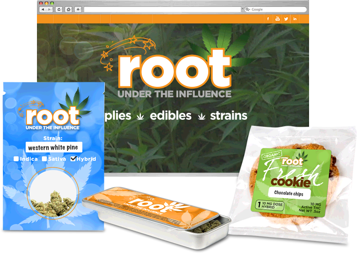 We Created This Line Of Root Cannabis Products To Show - Graphic Design (715x509), Png Download