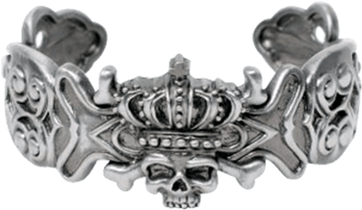 King Skull Bracelet - "king Skull Bracelet" (555x555), Png Download