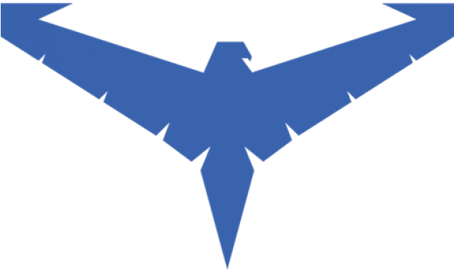 Nightwing Clipart Cool - Black And White (640x480), Png Download