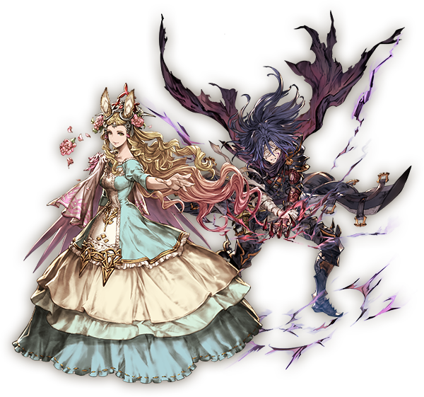 An Ancient Blight Of Magic, Overflowing With Power, - Mishra Granblue (600x561), Png Download