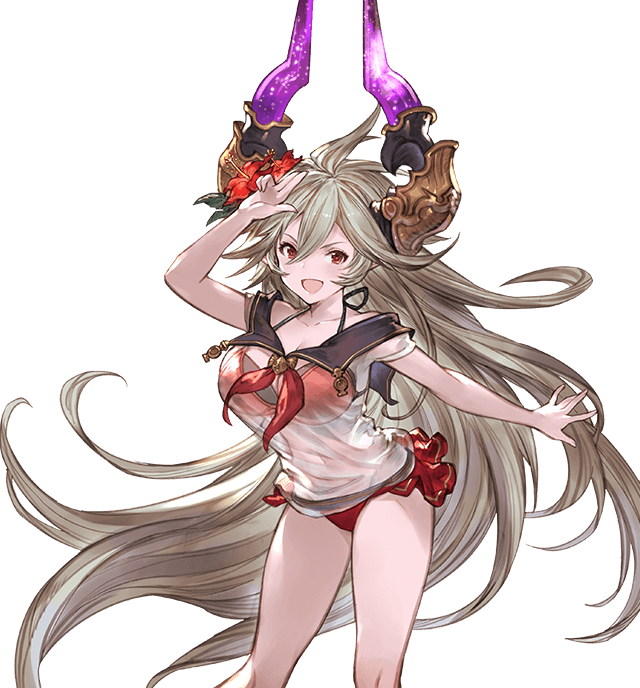 Sarasa - Http - //game-a1 - Granbluefantasy - Jp/assets (640x688), Png Download