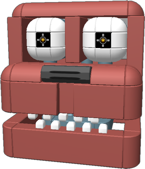 Freddy Head And Endo Skeleton - Drawer (768x768), Png Download