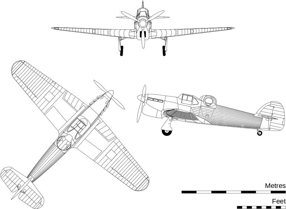 Wikipedia, The Free Encyclopedia Aircraft Design, World - Hawker Hotspur (960x720), Png Download