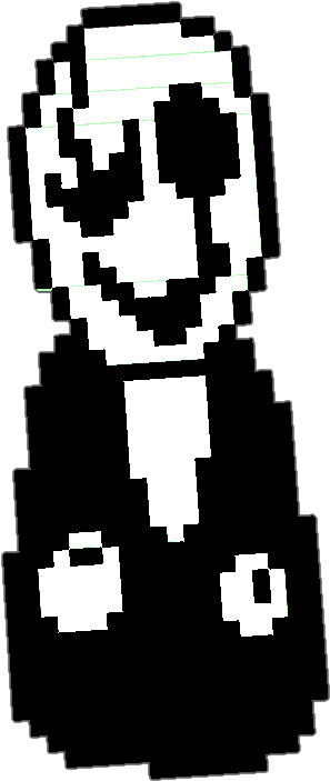 Download Undertale Sprite Pixel Art Wing Ding Gaster The Wd Gaster 