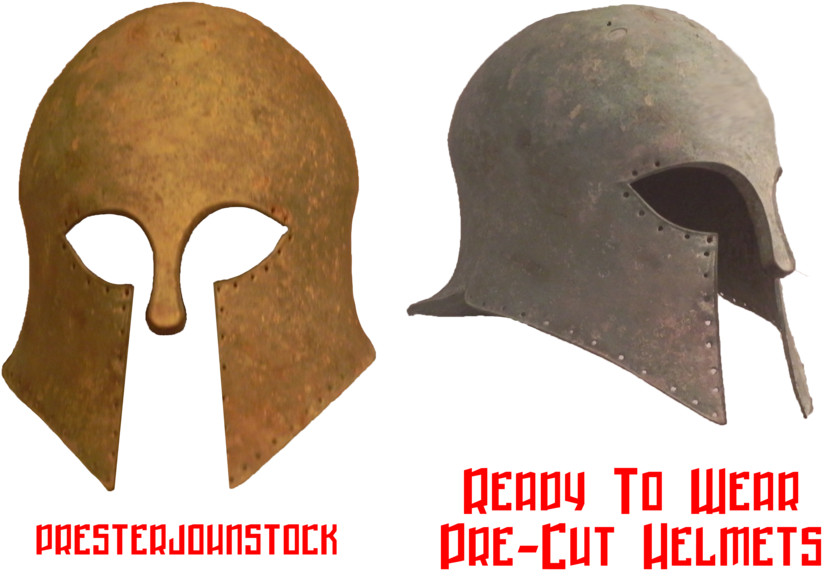 Pre Cut Ancient Helmets - Ancient Greek Helmets Looked Like (900x720), Png Download