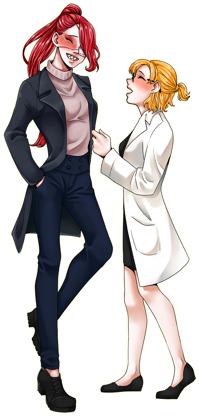 Alphys X Undyne - Undyne X Alphys Human (886x1477), Png Download