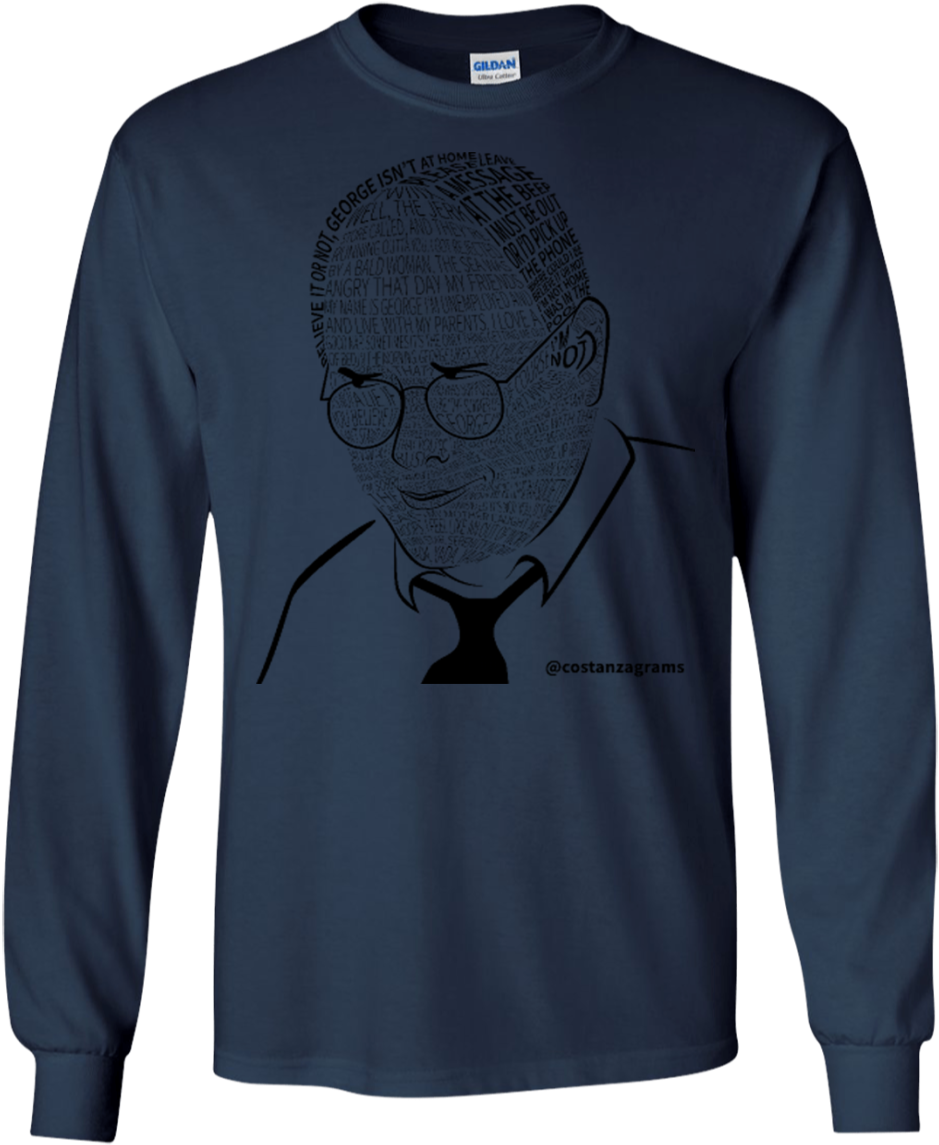 George Costanza Movie Hoodies Sweatshirts - Shirt (1155x1155), Png Download