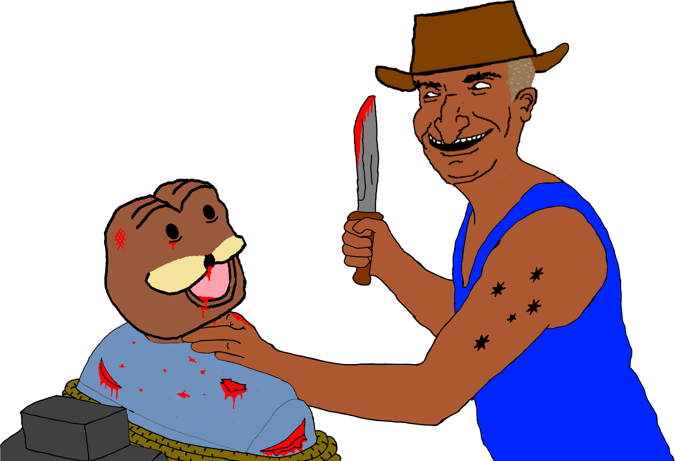 Spurdo , - Roastie Wojak (2300x1533), Png Download