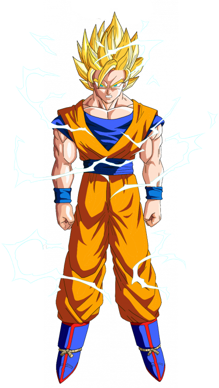 Goku Ssj2 Png - Dragon Ball Goku Ssj2 (452x800), Png Download