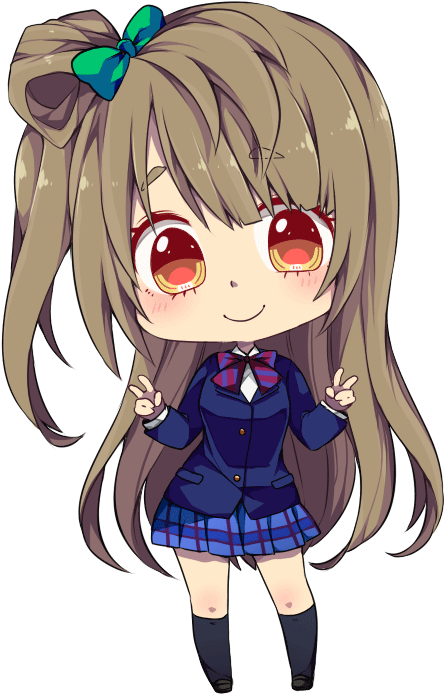 Forestthemaid - Anime Chibi Gif Transparent (546x765), Png Download