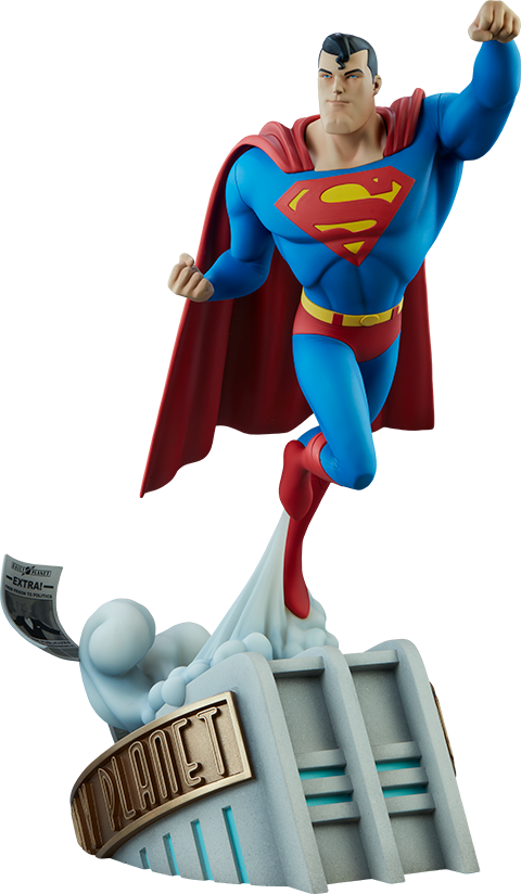 Dc Comics Statue Superman - Dc Comics (480x824), Png Download