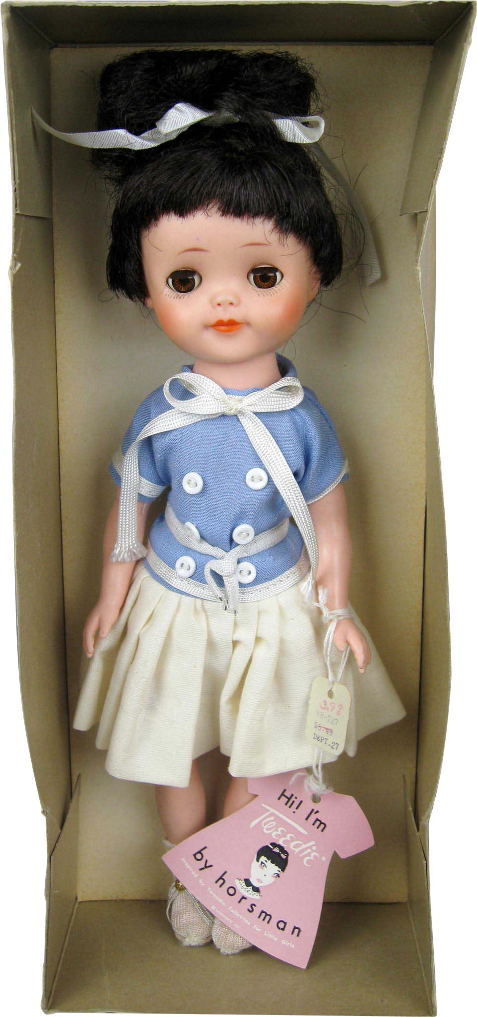 Vintage 1958 Horsman Tweedie Rare Vinyl Doll A/o In - Doll (2048x2048), Png Download