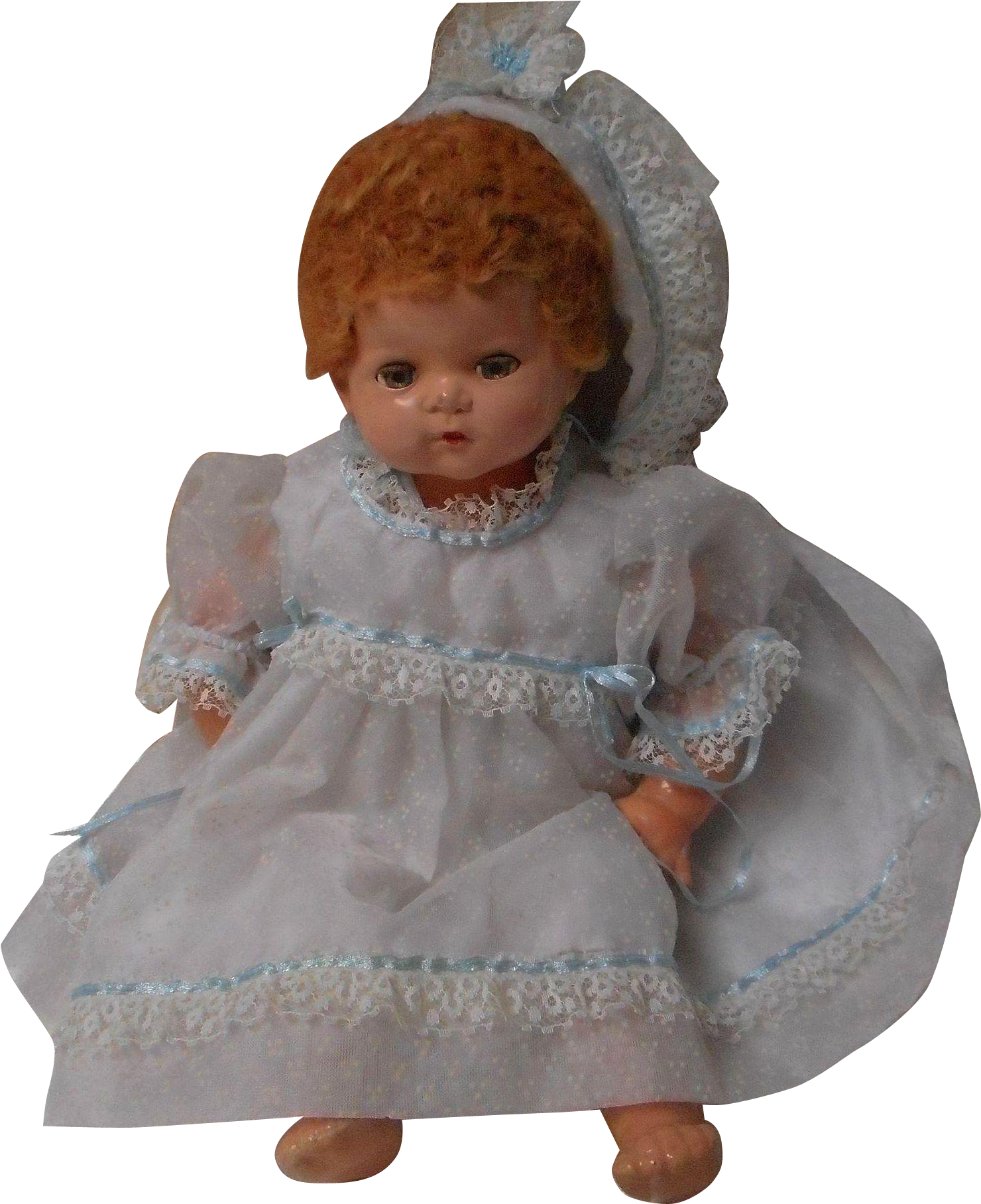 Vintage Ideal 14 Inch 'plassie' Doll - Inch (1814x1814), Png Download