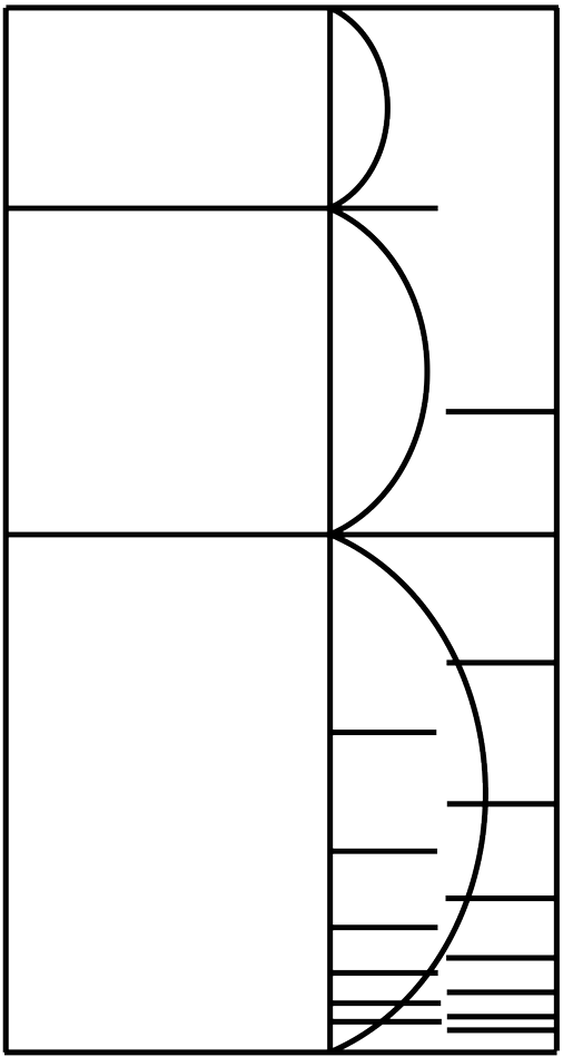 Modulor Antropometrične Mere Zlati Rez - Line Art (1037x1080), Png Download