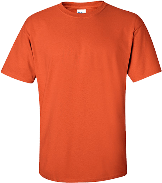 Orange Shirt Png - Orange T Shirt Png (600x600), Png Download