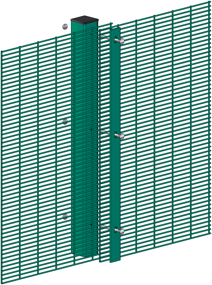 The Protek 358 Prison Mesh Flat Panel System Is Designed - Photograph (891x1200), Png Download