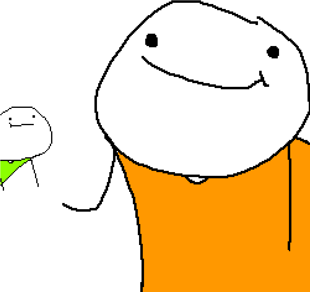 Jim And John (orange Shirt) - Shirt (1000x1000), Png Download