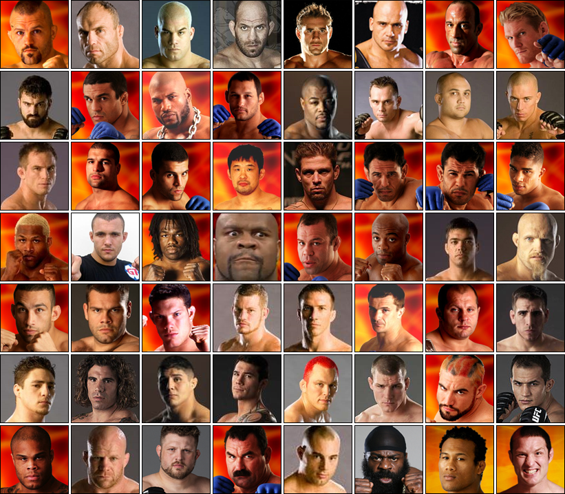 Mma Fighters Names (821x718), Png Download