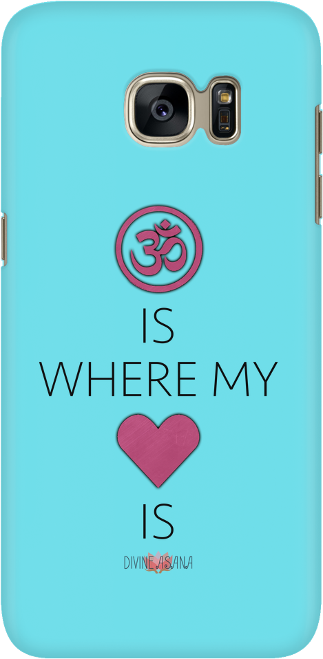 "om Is Where My Heart Is" Phone Case - Mobile Phone (1024x1024), Png Download