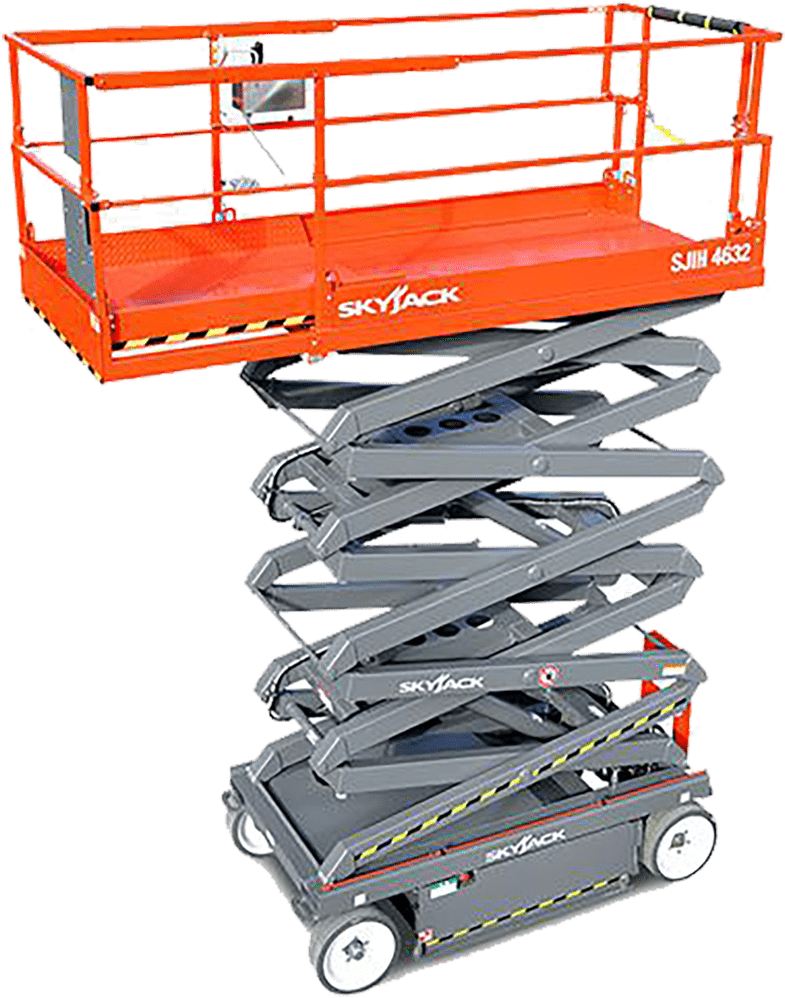 Skyjack Sjiii 4632 High Capacity, Large Platform, Dc - Skyjack 4632 (1200x1055), Png Download