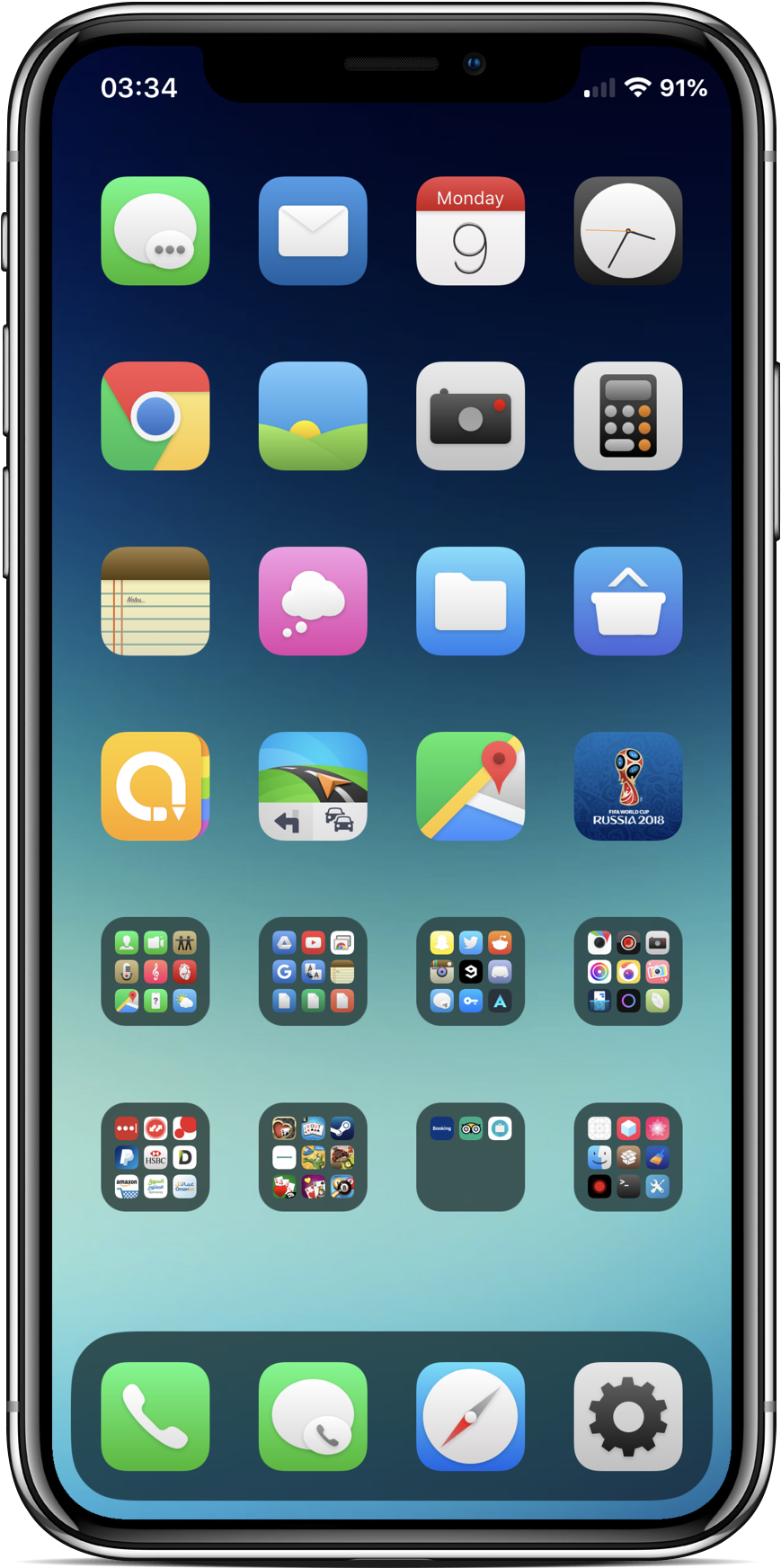 Home Screen - Iphone 6 (2000x2000), Png Download