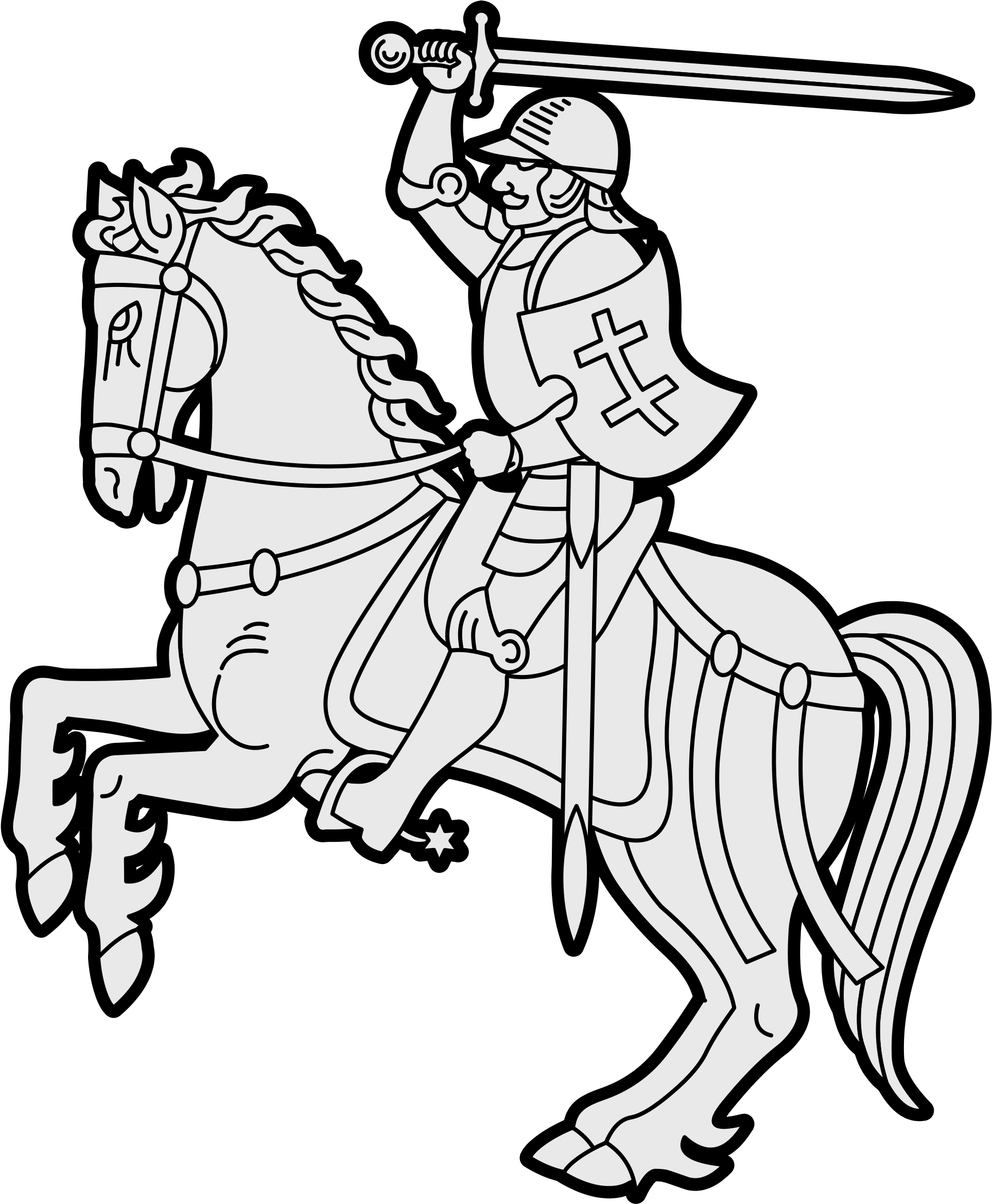 Open - Horseman Png (2000x2400), Png Download