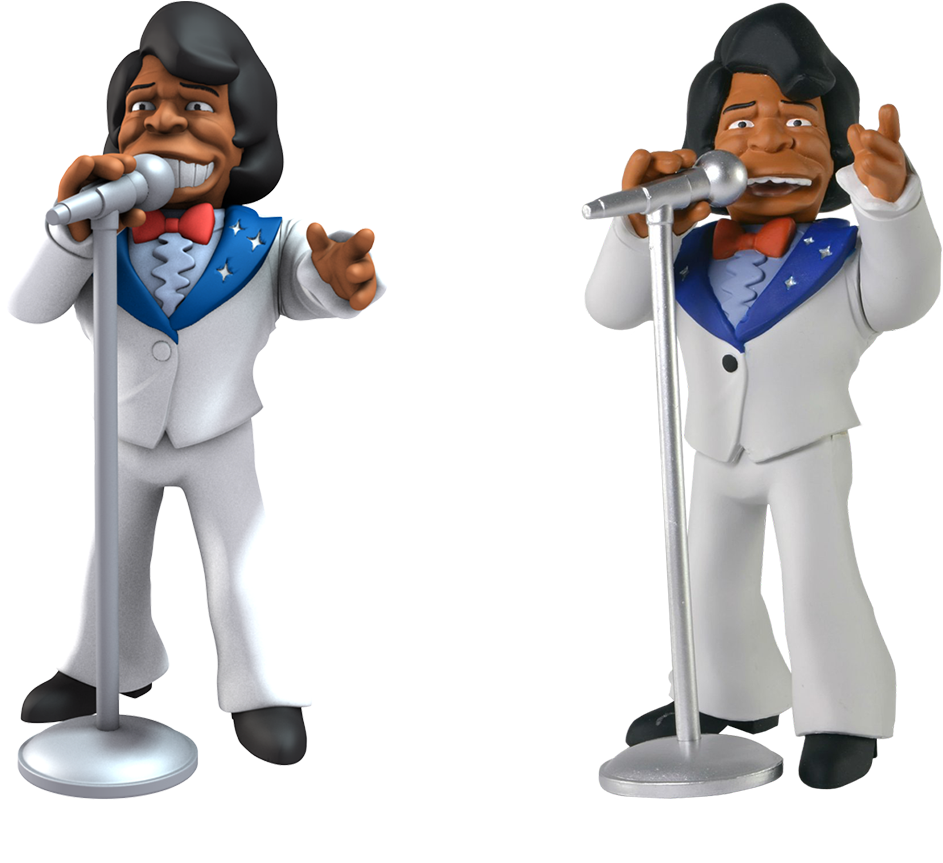 Jamesbrown-main - Neca The Simpsons 25th Anniversary 5" Action Figure (1920x897), Png Download