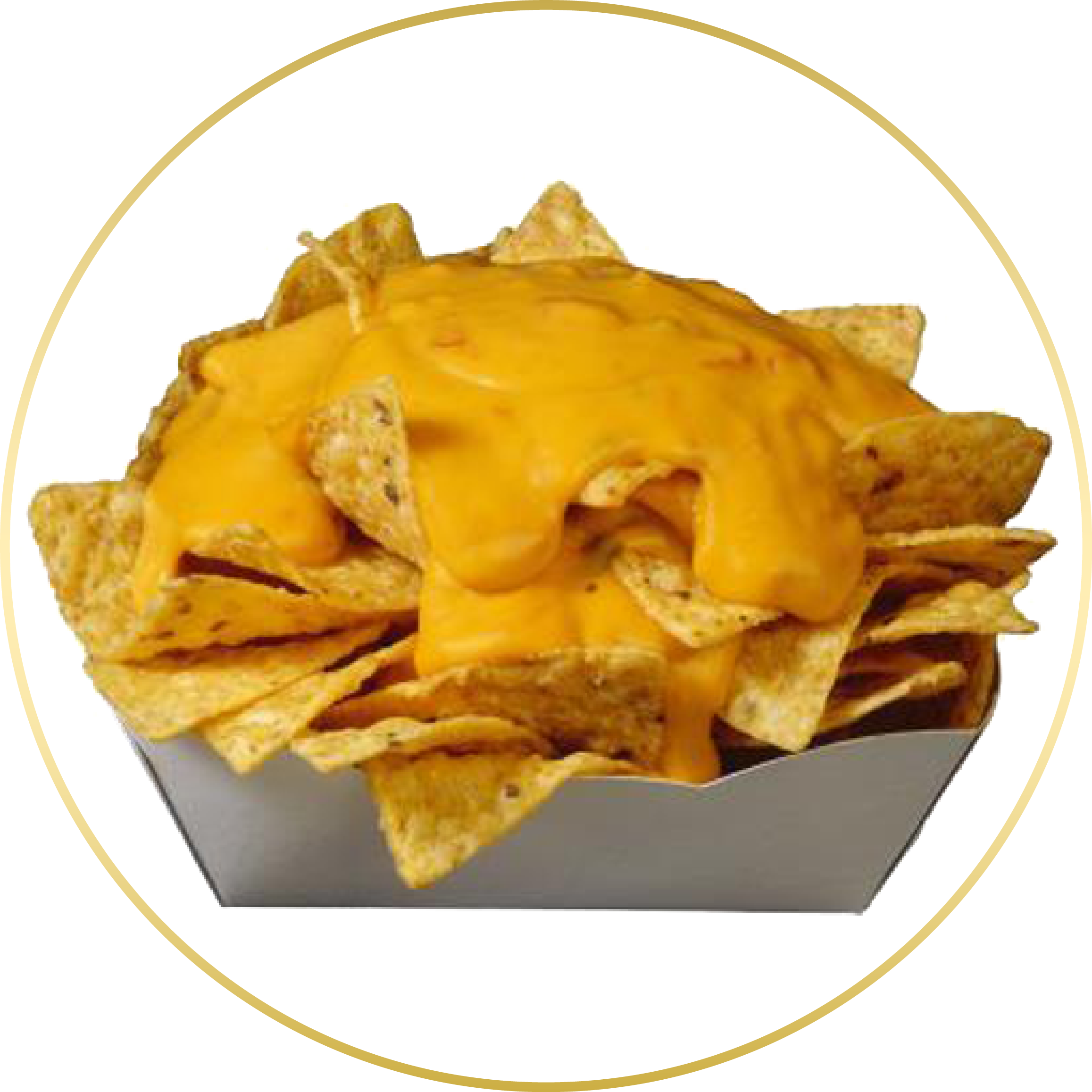 62- Nachos Con Queso - Nachos And Cheese (2315x2315), Png Download
