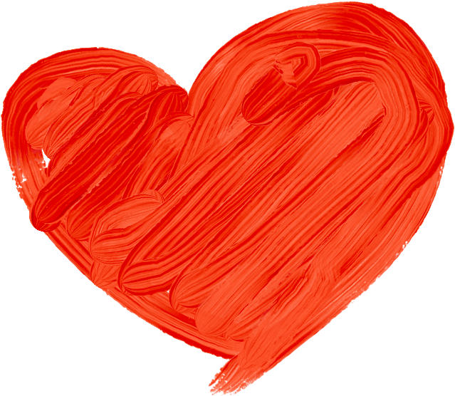 Мазок Brush Brushes Heart Hearts Art Arte Stikers Stick - Art (1024x1024), Png Download