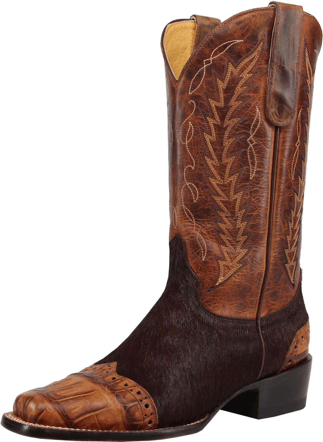 Tri Star Women's 12" Horseman Hair On Calf Cowgirl - Tri Star Women's 12" Horseman Hair-on-calf Cowgirl (1095x1500), Png Download