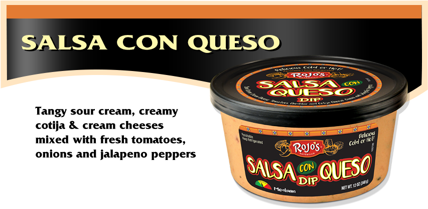 A Festive Salsa Cream Style With A Hint Of Chipotle - Rojo's Salsa (852x447), Png Download
