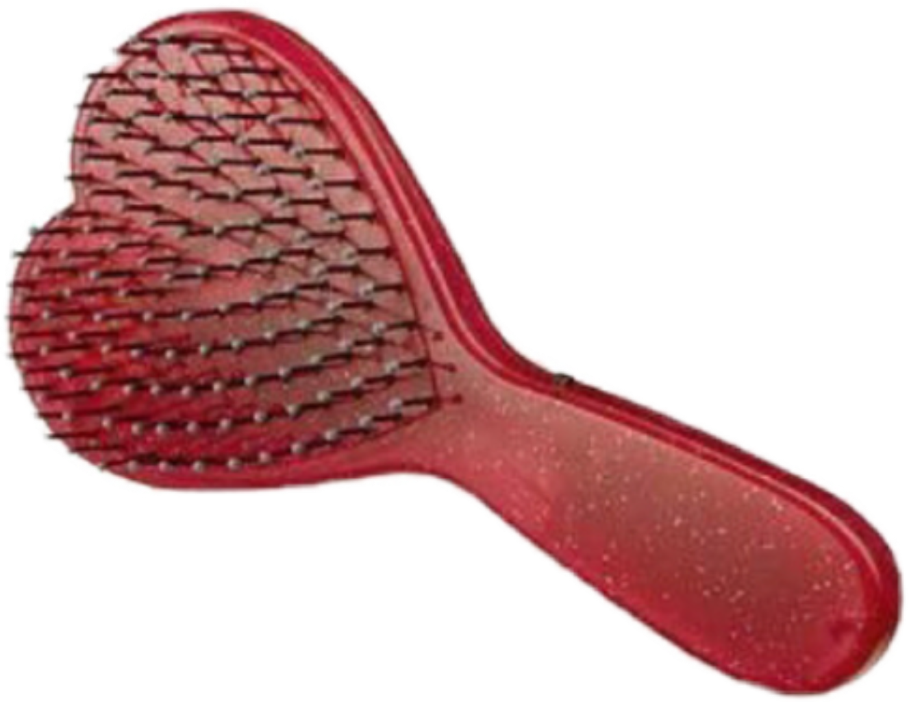 Report Abuse - Red Heart Hair Brush (1327x1024), Png Download
