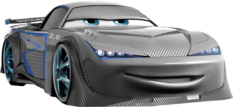 And It's Newest Addition - Jackson Storm Lightning Mcqueen Cake (1024x496), Png Download