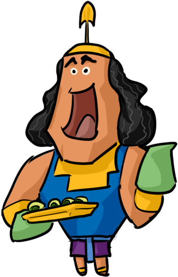 Kronk By Jon Freeman [©2012-2014 Jonfreeman] - Drawing (900x675), Png Download