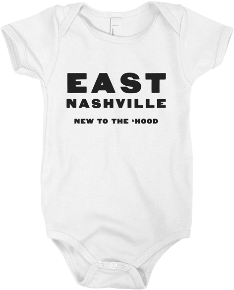 East Nashville Onesie - Nashville (700x700), Png Download