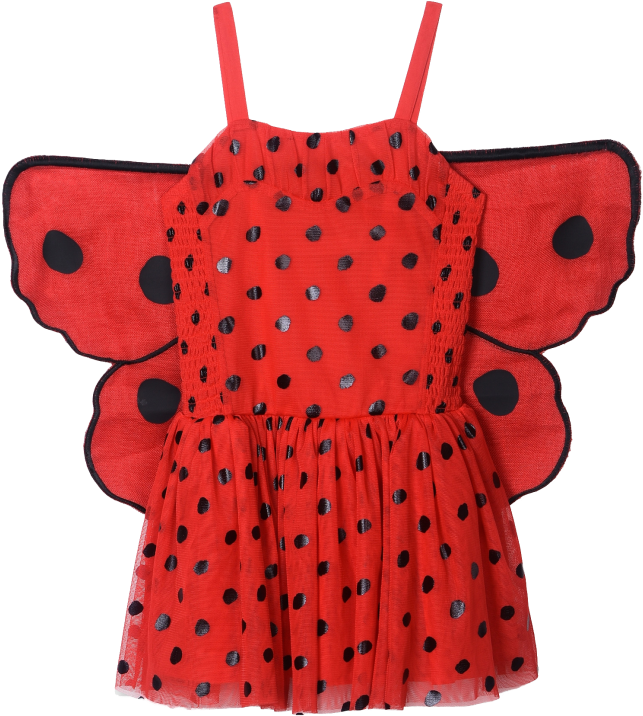 Stella Mccartney Kids Bonny Dress Lady Bugs W/wings - Dress (960x720), Png Download