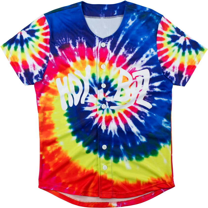 Tie Dye Baseball Jersey - Fun Rugs Fun Time Kids Area Rug Collection - 1'7"x2'5" (1000x1000), Png Download