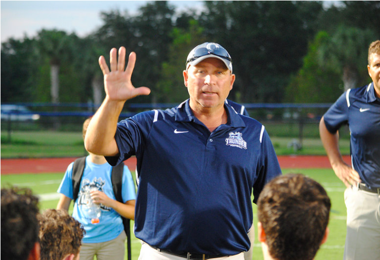 Oda Names New High School Football Coach - Chris Kempton Football (870x580), Png Download