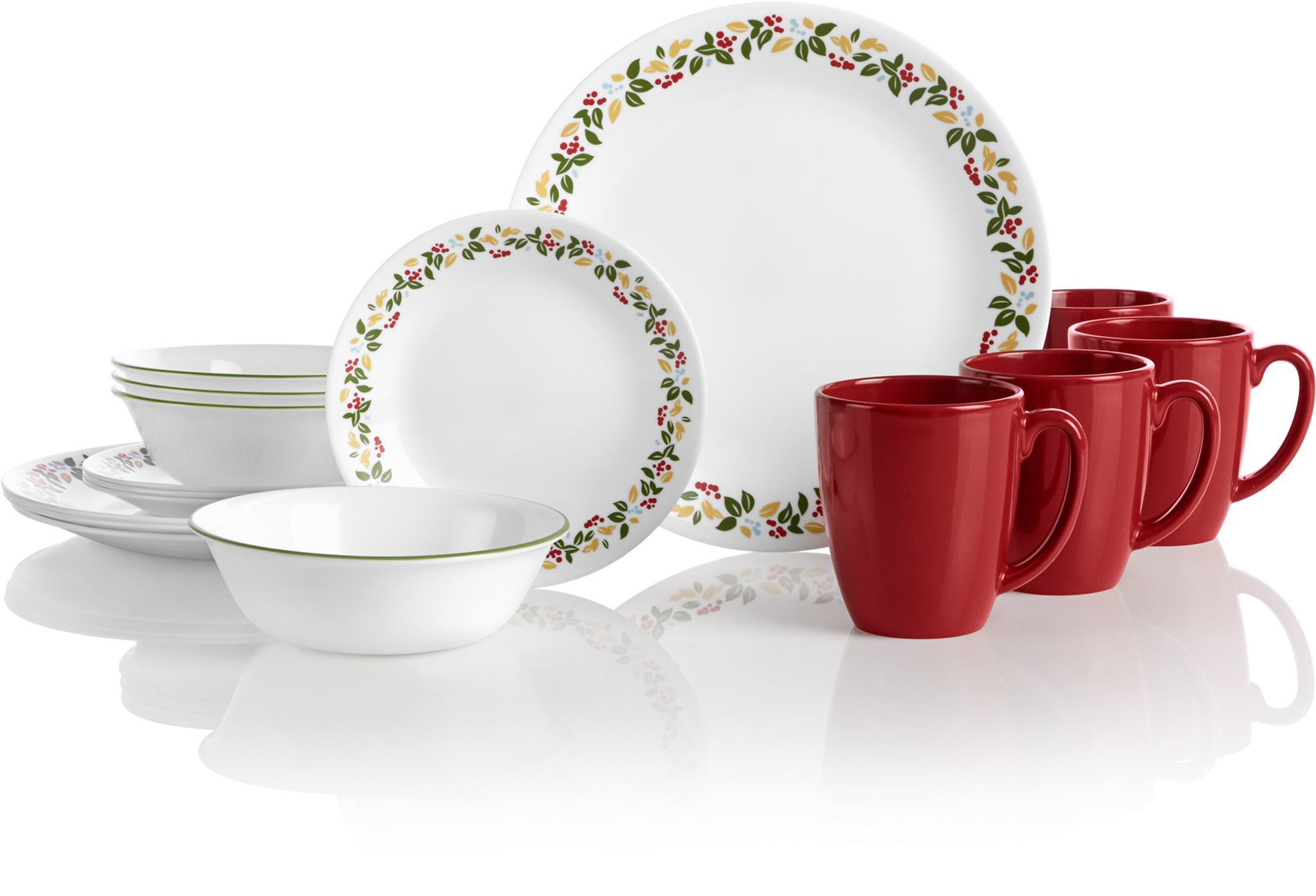 Corelle Livingware 16-pc Dinnerware Set (2048x2049), Png Download