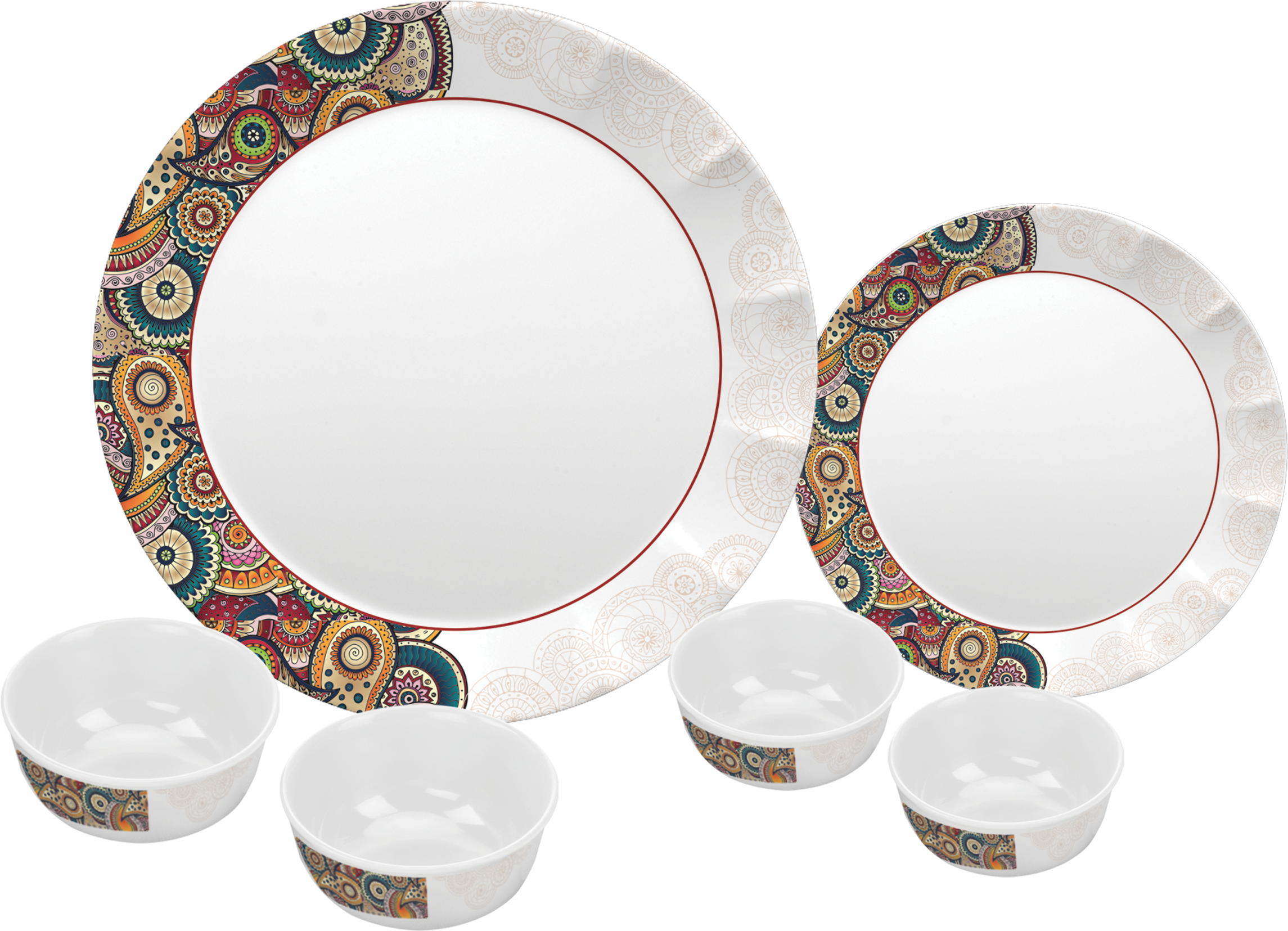 Download Transparent 24 Pc Dora Dinner Set Servewell Melamine Dinner Set PNGkit