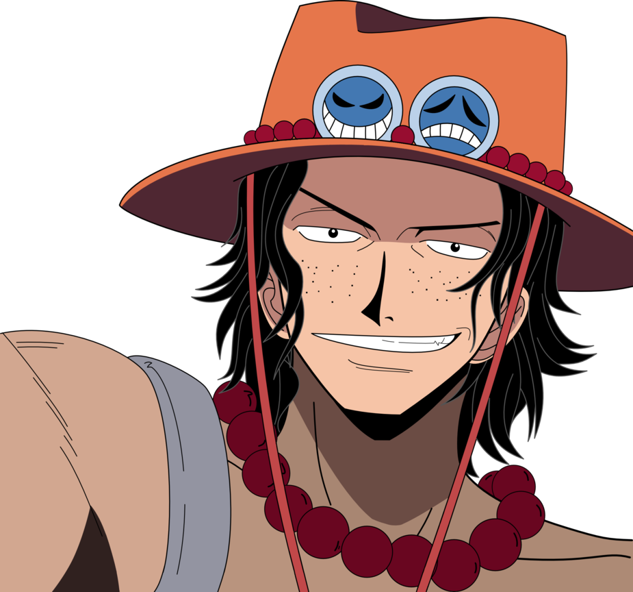 Ace One Piece Face (925x864), Png Download